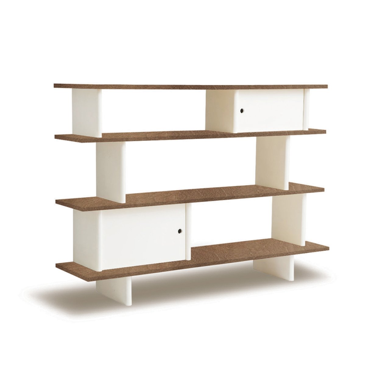 Bibliothèque mini library - Noyer